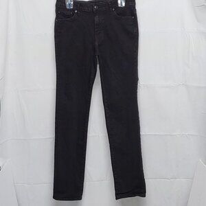 Express Mens Jeans 30 X 32 Slim Straight Stretch Denim Pants Black